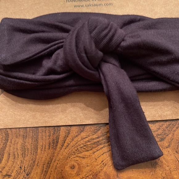 NWT Sak Saul black soft headband - Picture 3 of 5